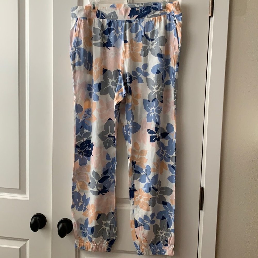 GAP FACTORY Floral Lounge Joggers Sz L